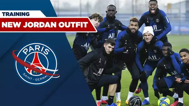 TRAINING SESSION WITH THE NEW JORDAN OUTFIT