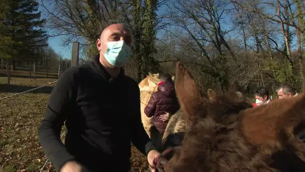 Frédéric, médiateur animalier à Saint-Amand-de-Vergt