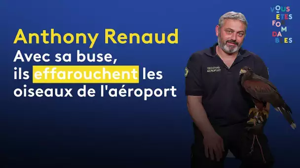 Anthony est effaroucheur, il éloigne les oiseaux des réacteurs d’avions à l'aéroport de Nantes