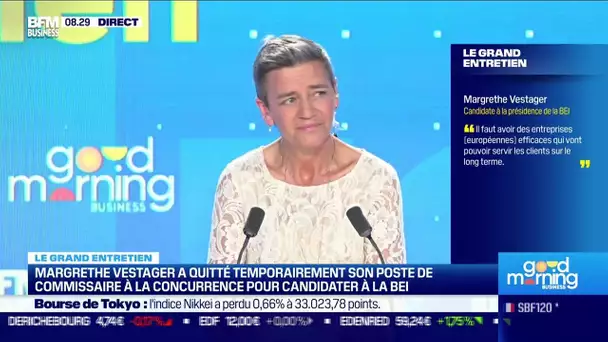 Margrethe Vestager (Commission Européenne) : BEI, le bras financier de l'UE