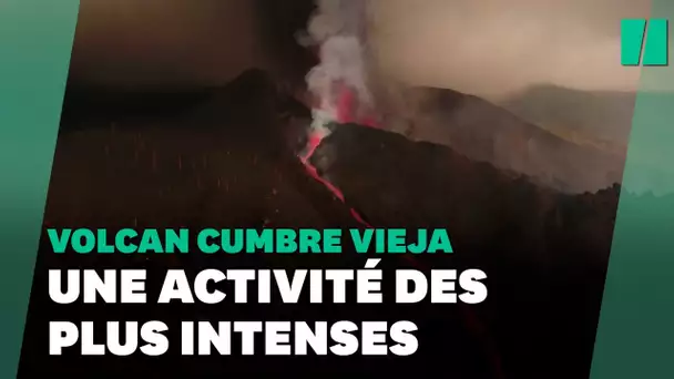 Le volcan de la Palma entre en phase explosive extrême, les images de la gigantesque coulée de lave