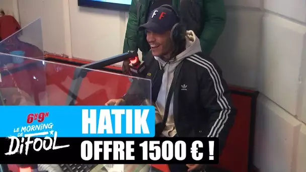 Hatik offre 1500€ à un auditeur ! #MorningDeDifool