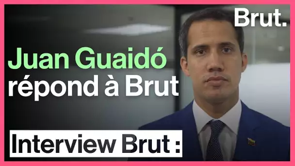 Crise au Venezuela : entretien exclusif avec Juan Guaidó