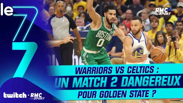 Warriors-Celtics : "Un match 2 très dangereux pour Golden State", analyse Brun (Twitch RMC Sport)
