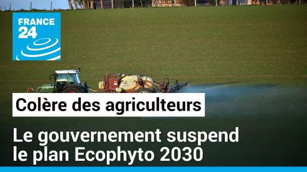 Colère des agriculteurs: le gouvernement suspend le plan Ecophyto 2030 • FRANCE 24