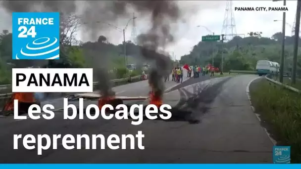 Panama: les blocages et manifestations contre la vie chère reprennent • FRANCE 24