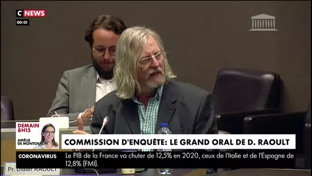 Commission d’enquête : le grand oral de Didier Raoult