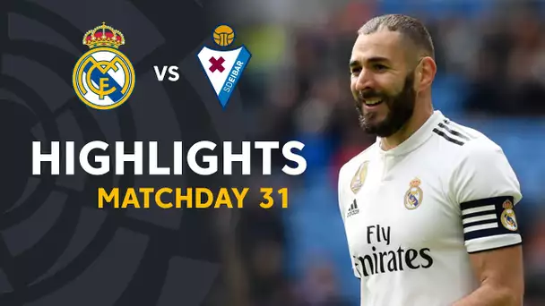 Highlights Real Madrid vs SD Eibar (2-1)