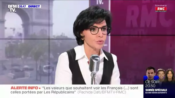 Sécurité: "Il faut une politique pénale claire et ferme" estime Rachida Dati