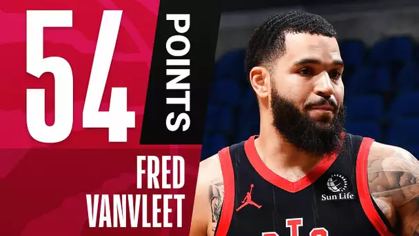 Fred VanVleet Sets Raptors Franchise-Record With 54 PTS & 11 3PM In The W!
