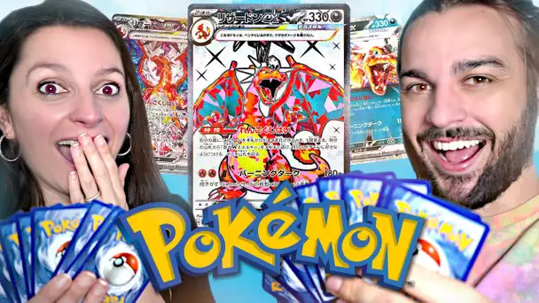 QUI AURA LE PLUS DE CARTES POKEMON DRACAUFEU ? DUEL GUILLAUME ET KIM