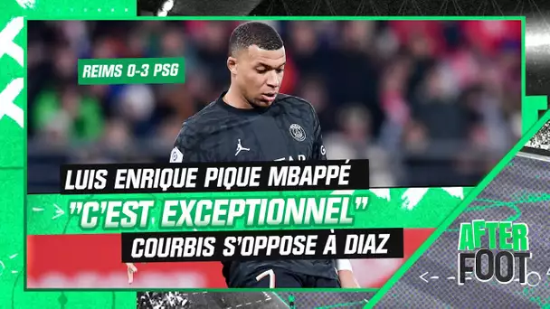 Reims 0-3 PSG: "Luis Enrique pique Mbappé ? C'est exceptionnel", Diaz apprécie et Courbis moins
