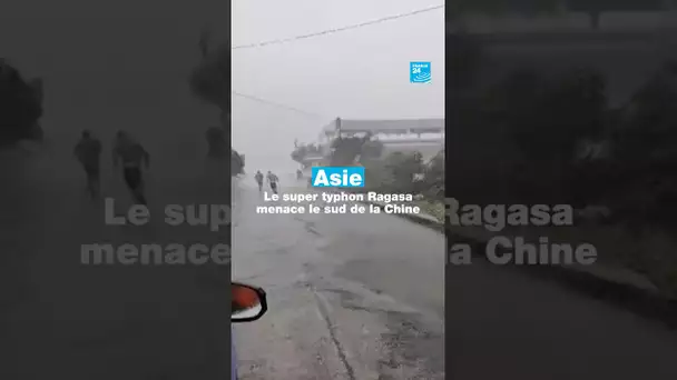 Asie : le super typhon Ragasa menace le sud de la Chine • FRANCE 24