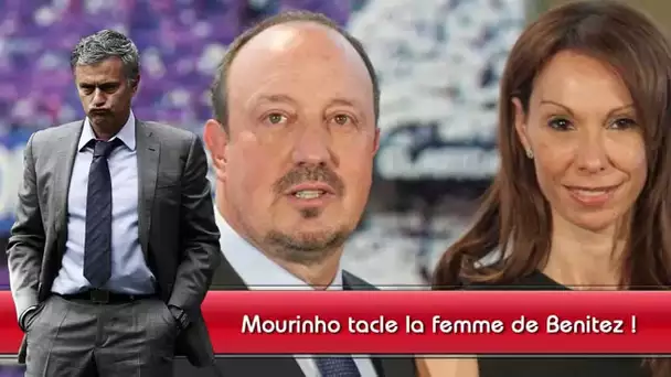 Mourinho fracasse la femme de Benitez !