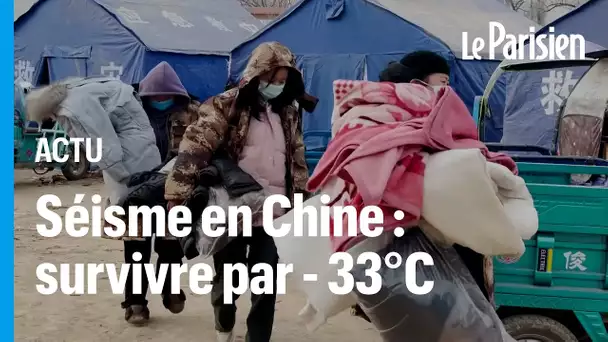 En Chine, le calvaire des survivants du séisme, en pleine vague de froid