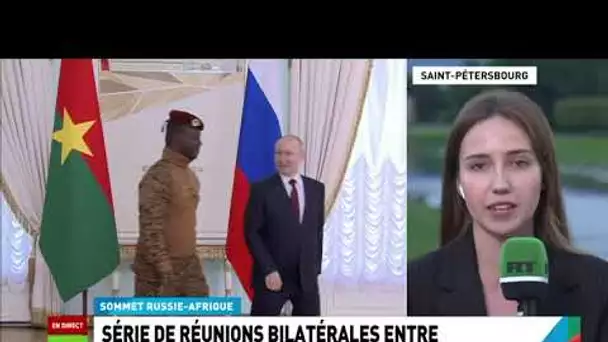 Vladimir Poutine a tenu des réunions bilatérales avec les dirigeants africains