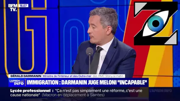 [Zap Actu] Incident diplomatique entre la France et l’Italie, Darmanin Vs Giorgia Meloni (05/05/23)