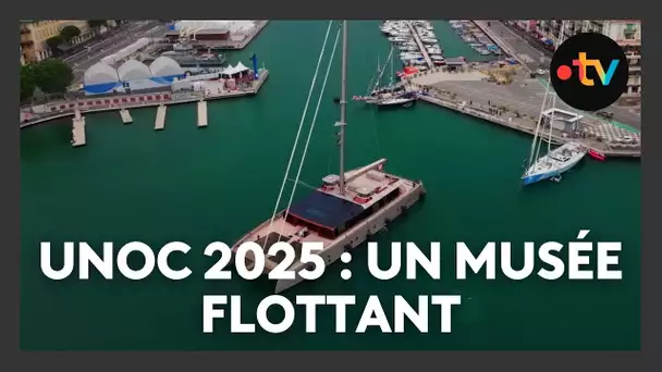 Une exposition artistique sur un bateau pour sensibiliser à l'écologie