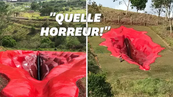 La sculpture d’un vagin de 33 mètres de long crée la polémique au Brésil