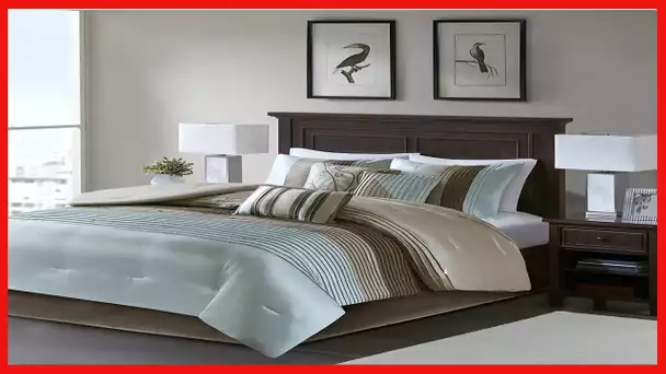 Madison Park Amherst Faux Silk Comforter Set-Casual Contemporary Design