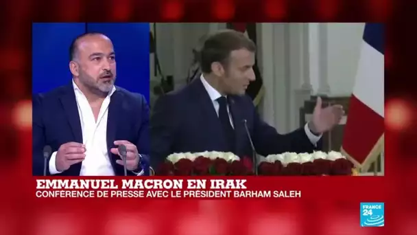 Emmanuel Macron en Irak : une visite pour aider le pays à affirmer "sa souveraineté"