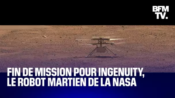 Après une mission historique sur Mars, l'hélicoptère Igenuity de la Nasa tire sa révérence