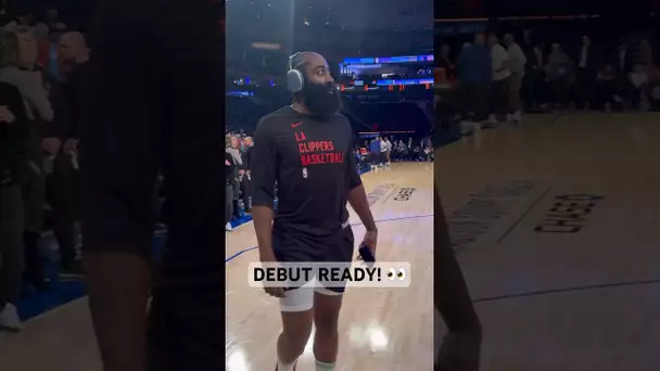 James Harden ahead of his Clippers debut in MSG! 👀 LAC vs NYK, 7:30pm/et on the NBA App | #Shorts