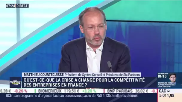 Matthieu Courtecuisse (Syntec Conseil) : L'impact de la crise sur la compétitivité des entreprises