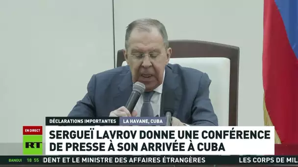 Sergueï Lavrov : Cuba devrait être retiré de la liste des États terroristes