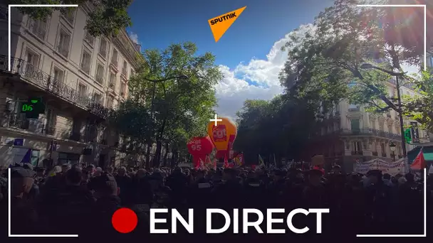 Des manifestants descendent dans les rues de Paris, à l’appel des syndicats