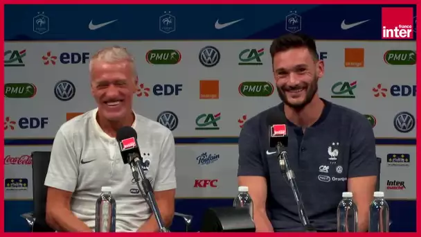 Didier Deschamps et Hugo Lloris parlent du rôle de capitaine dans l'équipe de France de football