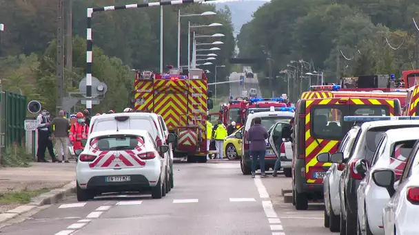 Deux morts dans une collision voiture/train à Bourg-en-Bresse (Ain)