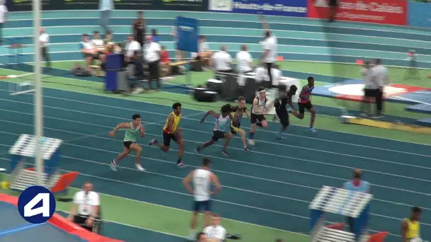 Liévin 2019 : Finale 60 m Cadets (Thierry Prempeh en 6&#039;&#039;86)