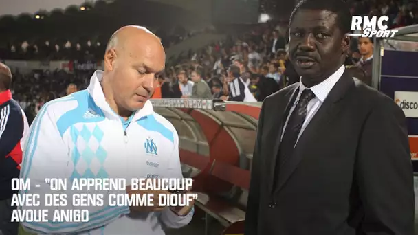 OM-Décès de Diouf: "On apprend beaucoup avec des gens comme ça" avoue Anigo