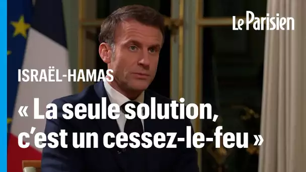 Guerre contre le Hamas : Macron exhorte Israël d’arrêter de tuer « des femmes et des bébés » à Gaza