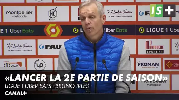 B.Irles : "Lancer cette 2ème partie de saison" - Ligue 1 Uber Eats Montpellier 0 - 1 Troyes