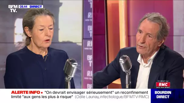 Odile Launay face à Jean-Jacques Bourdin en direct