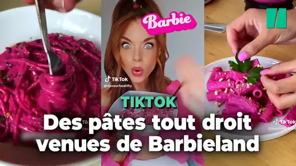 Sur TikTok, la tendance rose Barbie s’empare aussi de nos plats de pâtes