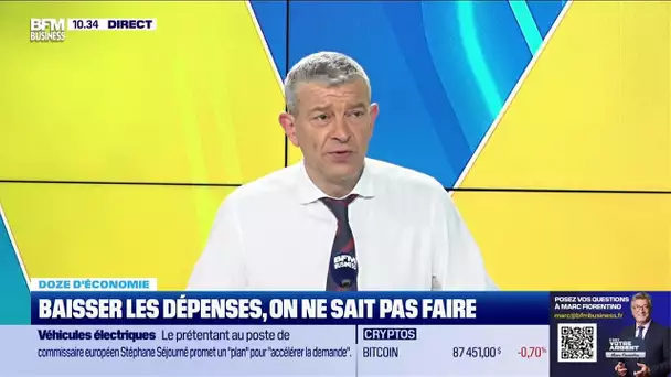 Doze d’économie : Baisser les dépenses, on ne sait pas faire