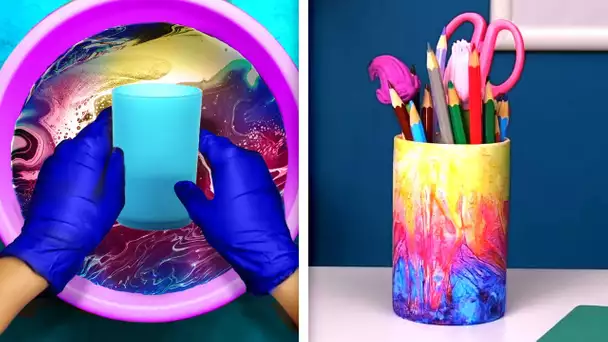 20 CRÉATIONS DIY COLORÉES POUR TES FOURNITURES