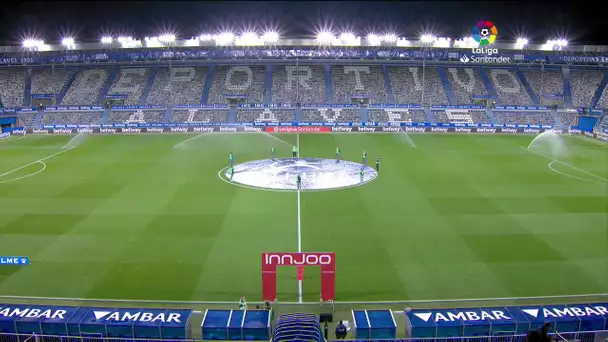 Calentamiento Deportivo Alavés vs FC Barcelona