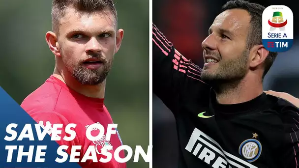 Handanović or Drągowski? | Saves of the Season | Serie A