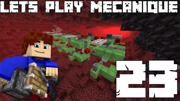 Let's Play Mécanique 3 #23 - Netherite crusher & bouton invisible