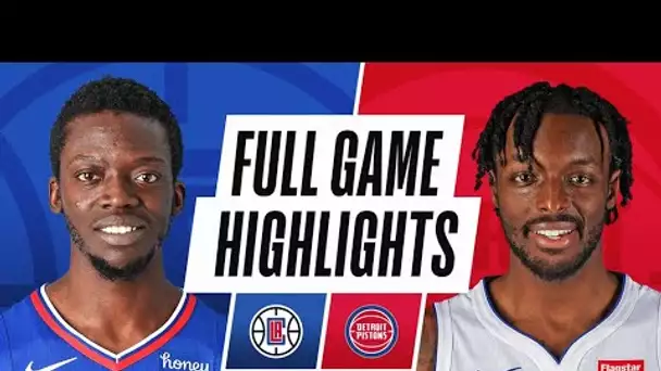 CLIPPERS at PISTONS | FULL GAME HIGHLIGHTS | April 14, 2021
