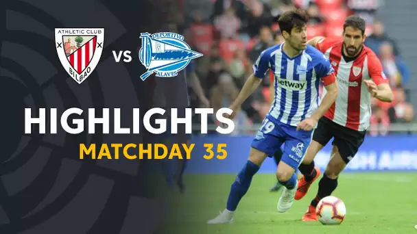 Highlights Athletic Club vs Deportivo Alavés (1-1)