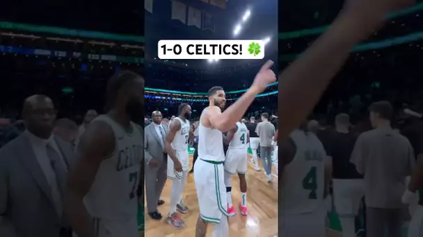Celtics win Game 1 in a CRAZY overtime finish! 👏 | #Shorts