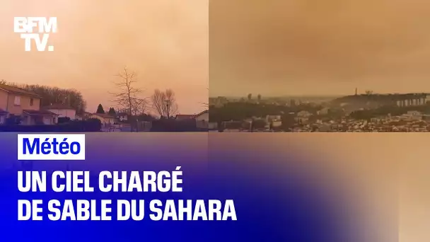 Le sable du Sahara s'invite dans le ciel