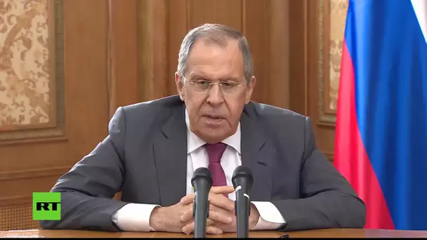 EN DIRECT : Sergueï Lavrov tient une conférence de presse après la réunion au sein de l'OTSC