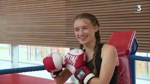 Elise Legros championne de France de boxe