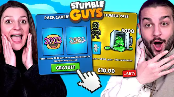 LA MEILLEURE OFFRE DE STUMBLE GUYS ET CADEAUX GRATUITS POUR 2023 !